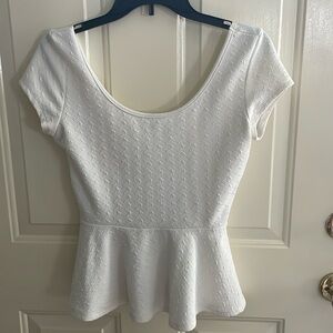 Charlotte Russo Ladies size Medium White Shirt